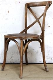 crossback wood chair