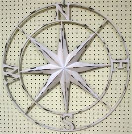 compass star metal art