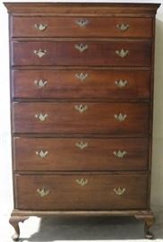 Early Queen Anne high chest