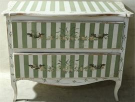 Paint decorated chest