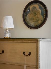 VERY NICE PAINTED BEDROOM SET