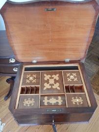 ANTIQUE SEWING CABINET