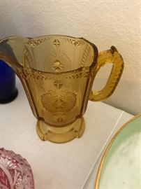 Depression Glass Pitcher