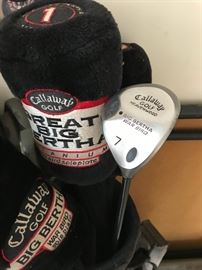 Callaway Drivers and Gold Iron Set