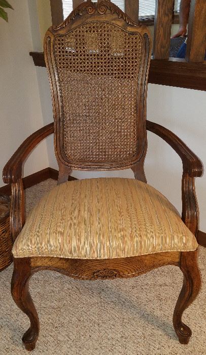 One of two host chairs