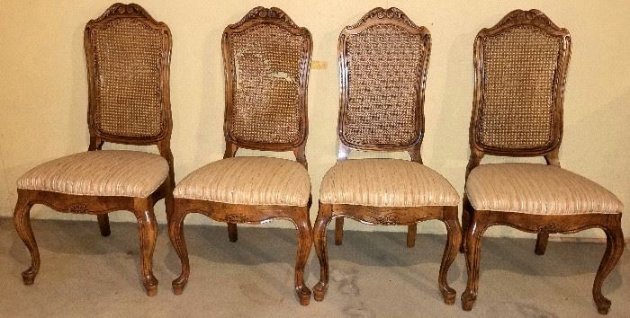 Four side chairs