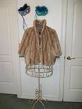 Faux fur shrug.