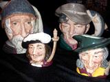 Royal Doulton character mugs large and small