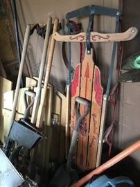 Carport assorted items