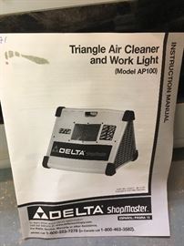 Delta Air Cleaner and Light - manual