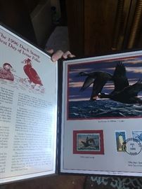Ducks Unlimited First Day issue stamp folio