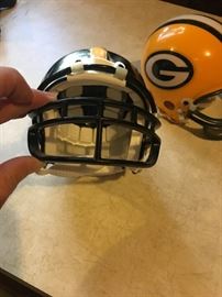 Miniature football helmets - decorative