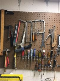 Workshop assorted tools