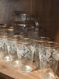 Vintage glassware