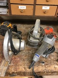 Electric hand tools, assorted