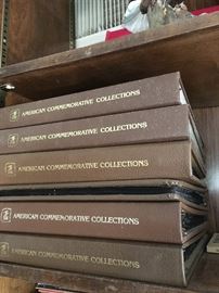 Commemorative stamp collection books, assorted