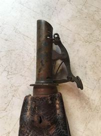 Antique gun powder case