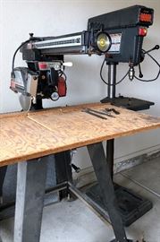 Drill Press and Craftsman Radial Arm Saw