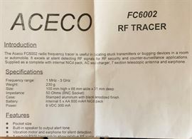 Aceco RF Tracer