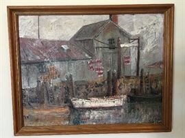 amazing original oil unsigned