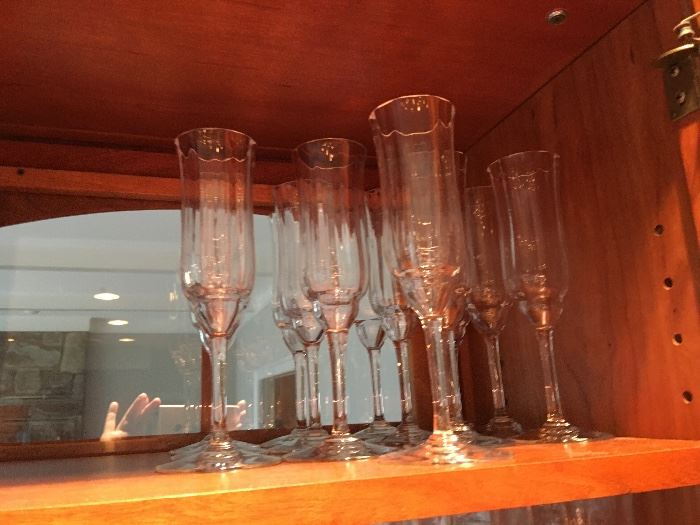 Baccarat flutes