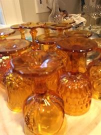 Amber glass collection