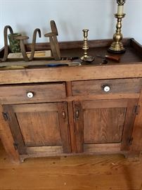 Early American dry sink 