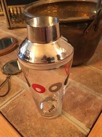 Vintage cocktail shaker