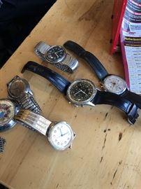Assorted men’s watches