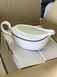 Carton of 6 - Fortessa Napa Burgundy Gravy Boats