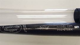 Chipper Jones Autographed Full Size Louisville Slu ...