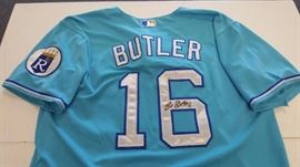 Billy Butler Autographed Kansas City Royals Jersey ...