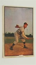 1953 Bowman Color Bob Feller #114 Vintage Clevelan ...