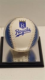 Danny Duffy Autographed Kansas City Royals Team Lo ...