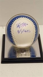 Danny Duffy Autographed Kansas City Royals Team Lo ...