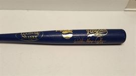 Willie Mays Aikens Autographed Mid Size Kansas Cit ...