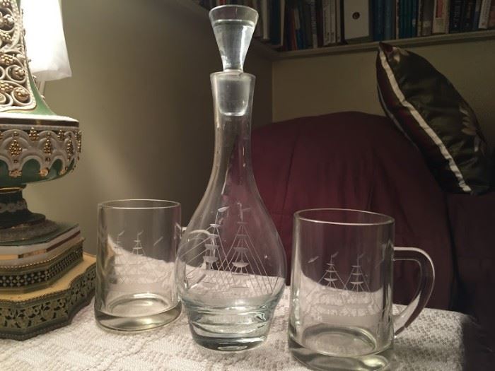 decorative glassware