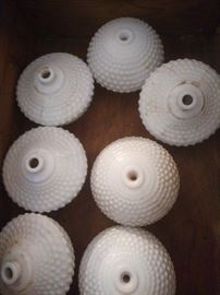 Milk glass globes crystal globes lamps
