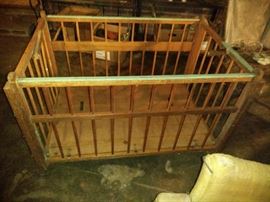 Just added antique playpen