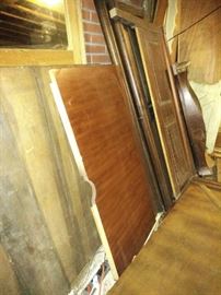 Various wood large headboards table tops