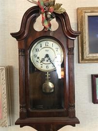 Sligh wall clock with triple chime