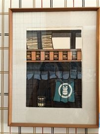 Japanese wood block print