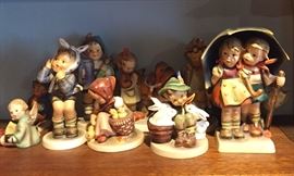 Collection of Hummel figurines