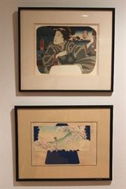 Japanese artisan prints purchased in Kyoto, Japan