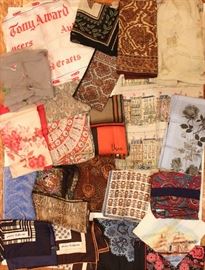 Vintage and designer silk scarves