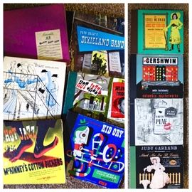 Dozens of vintage 78's, including New Orleans jazz, Broadway, Classical, Big Band, International