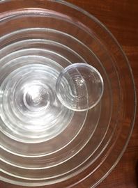 Duralex Glass Nesting Bowls, made in France