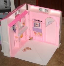 Folding Barbie house