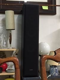  A pair of Sony floor speakers  36 inches tall 
Model SS-F6000P