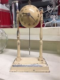 Antique baseball o'clock